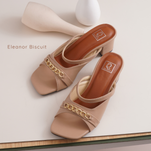 QUINCE Eleanor Sendal Wanita Block hak 5cm