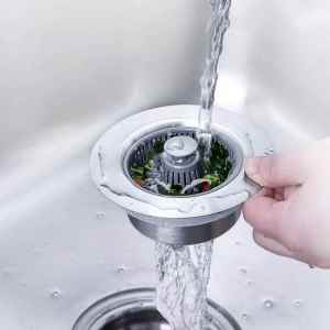 Bộ Lọc Rác Bồn Rửa Bát Ngăn mùi hôi côn trùng Nút chặn thoát nước Khay giỏ lọc thức ăn thừa-NIEVE