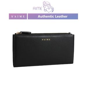 [PRE-ORDER] SAIME | Authentic Leather Plain Lightweight Long Wallet - Aime Empire (ETA:2023-11-25)