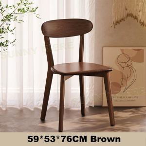 SUNNY Solid Wood Chair Single Chair Dining Chair All Solid Wood Windsor Whairs for Living Room Kitchen Room