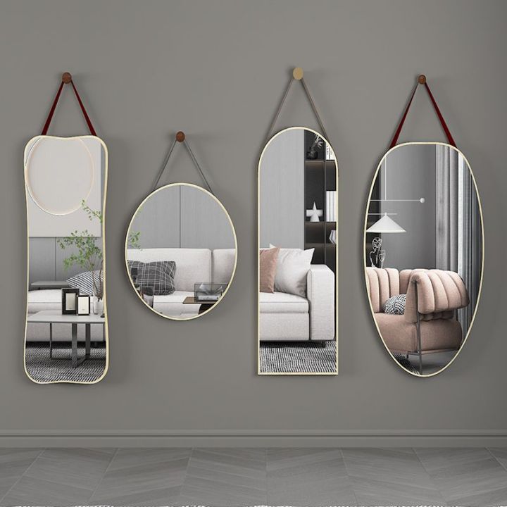 Wall mirror hall hallway dual-purpose hanging dressing mirror bedroom ...