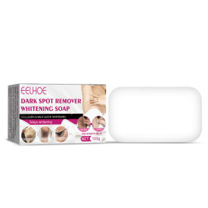 Eelhoe Armpit Whitening Soap Dark Spot Remover Soap Brighten Face Body Skin Bleaching Soap Joint Elbow Intimate Deep Cleansing Handmade Soap Dark Black Skin Lightening Soap Lightening Dark Spot Acne Skin Care Soap(100g)