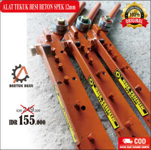 [ TERLARIS ] Alat Tekuk begel penekuk besi beton plat strip besi nako besi ulir spek 12mm