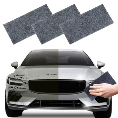 3Pcs Nano Sparkle Cloth Easily Repair Paint Scratches Magic Car Scratch Repair Cloth Car Metal Surface Polishing Cloth