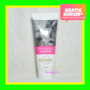 ARGANSHAMPOO100 Natasha Skin Care Argan Herbal Shampoo 100 gram by dr Fredi Setyawan Original Sampo
