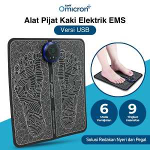 COD TaffOmicron Alat Pijat Kaki Elektrik EMS Foot Massager USB 6 Mode EMS15 / Alat Pijat Kaki Terapi Elektrik Getar Sampai Betis Untuk Stroke Kaki Rematik