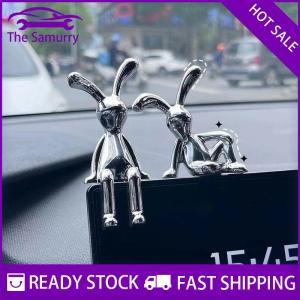 Samurry ✨Hot Sale✨ 2024ใหม่เครื่องประดับกระต่ายน่ารักอุปกรณ์ตกแต่งรถยนต์อุปกรณ์ตกแต่งเดสก์ท็อปที่สร้างสรรค์ของตกแต่งห้องของขวัญเด็กน่ารัก
