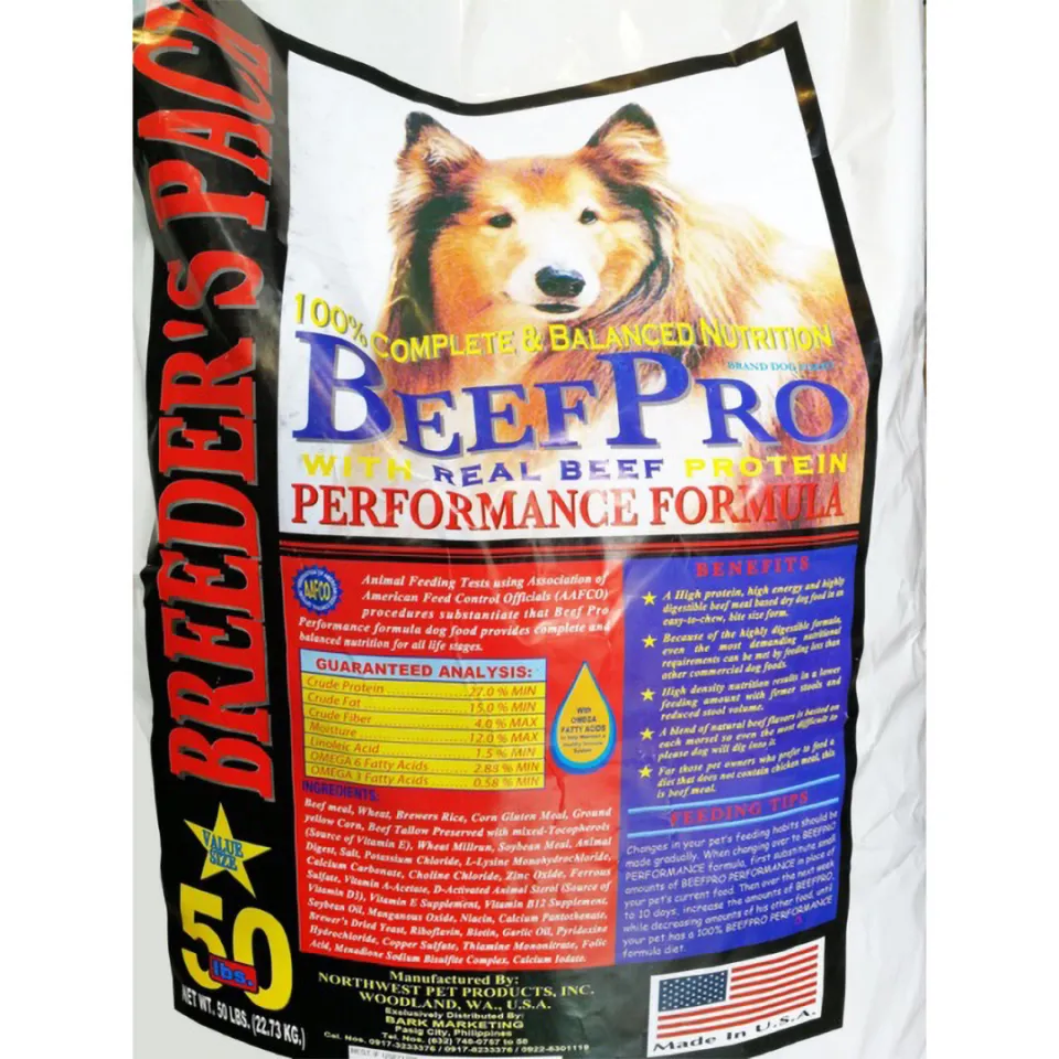 Beef Pro Dog Food Adult Puppy Premium food 20Kg 1 Sack