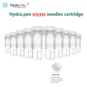 Hydra.Pen H5 5/10 Pcs Needles Cartridges H12 H24 H36 Nano HS Nano-HR Adjustable Liquid Output 3ml Serum Applicator Dermapen Derma For Hydra.Pen H3 H5