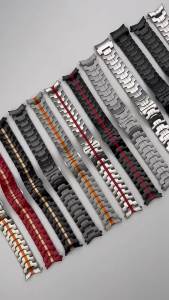 Suitable for Samsung watch strap stainless steel solid metal strap Galaxy Watch5/6/7 Steel Belt