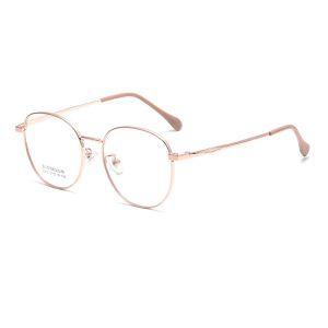 FIRADA 2023 Mắt Kính Thời Trang Siêu Nhẹ Khung Quang Học Retro Titanium Kính Tròn Kính Theo Toa Thuốc Cho Nam Nữ 1013TH