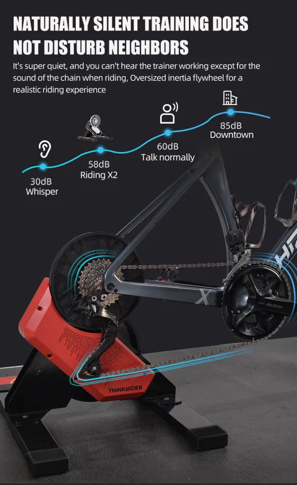 Official Warranty】ThinkRider X2-2 Smart Bike Trainer MTB Road