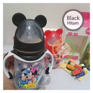 BOTOL SUSU BAYI DOT LEBAR POPMAX 360ML KARAKTER MICKY MOUSE LUCU UNIK TEBAL BERKUALITAS BPA FREE