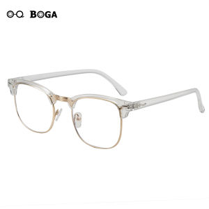 OQ BOGA 10 Phong Cách Cơm Trang Trí Móng Tay Khung Hình Bầu Dục Chống Bức Xạ Ánh Sáng Xanh Máy Tính Kính Nam Nữ Bảo Vệ Mắt Kính Mắt