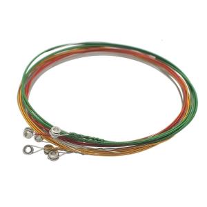 Bộ 6 dây học tập dây đàn ghi ta điện dây lõi kết cấu thép không gỉ phù hợp với nhạc cụ
