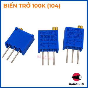 Biến Trở Tinh Chỉnh 3296 W104 100K 3 Chân Đa Vòng Dùng Cho Mạch Điện Tử Từ Hà Nội Hifi