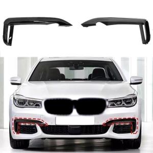 Front Bumper Fog Light Cover Molding Easy Installation Replace 51118061119 for 2016-2019 Automotive Accessories