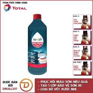 Sáp đánh bóng và bảo vệ sơn xe ô tô Total Energies TE-WP500 500ml - phục hồi sơn cũ hiệu ứng lá sen trên sơn tăng độ mịn cho mặt sơn
