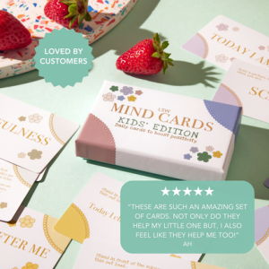 LSW London Mind Cards Kids Edition Mindfulness Gift For Children Wellness Gift Christmas Present Mindfulness Gratitude Kindness Kids Wellness Cards