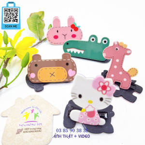 Phụ kiện nữ Hàn Quốc cặp tóc mái kẹp tóc bé gái mỏ vịt thú hoạt hình xinh xắn - thương hiệu VỢ CHỒNG TÔI