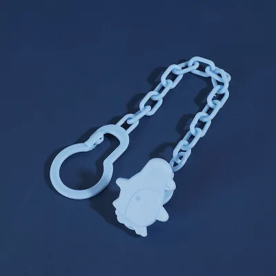 Cartoon Designed Pacifier Anti-Fall Chain Nipple Clip Teether Holder