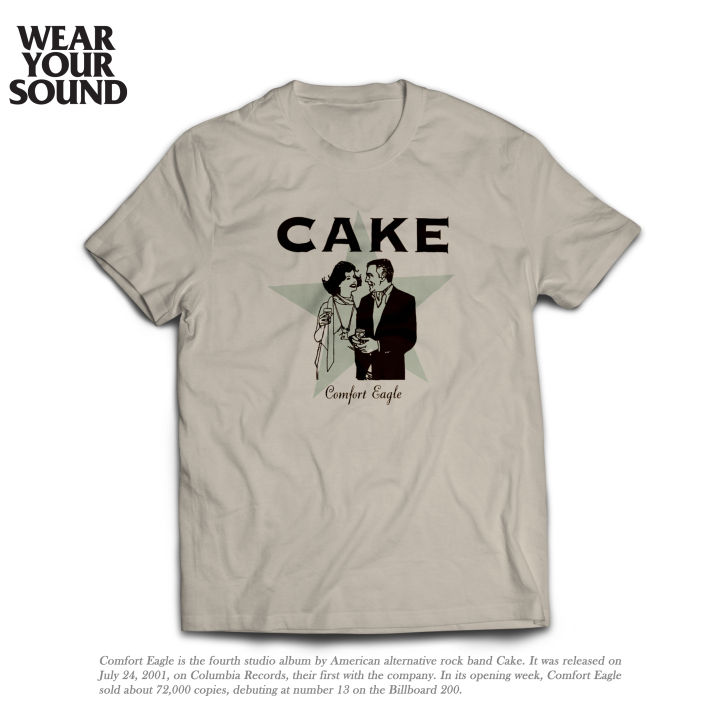 Cake Comfort Eagle Band Tshirt Lazada