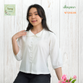 เสื้อสีขาว เสื้อใส่ไปวัด ทำบุญ เสื้อขาว ชุดไปวัด ไปวัดทำบุญ เสื้อพื้นเมือง เสื้อผ้าฝ้าย ผ้านุ่มๆ ใส่สบาย ไม่ร้อน. 
