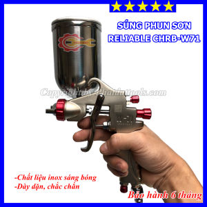 Súng Phun Sơn RELIABLE CHRB-W71- Dung Tích Cốc 400ml - Hàng Cao Cấp Nhật Bản - Bảo Hành 6 Tháng