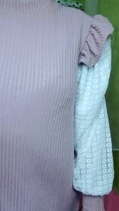Meldy Bloush Knit Import: Atasan Rajut Brukat Berkualitas Tinggi