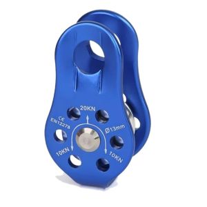 MIRELINA 12mm Khối ròng rọc leo núi Dây xoay đơn 26kn Phụ kiện cáp ròng rọc Bền Chịu lực Ròng rọc cố định Leo núi