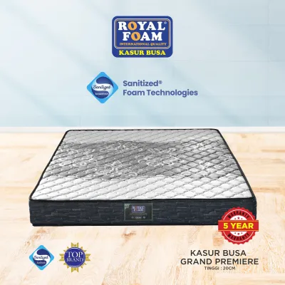 Kasur Busa Royal Foam Grand Premiere T30cm & T20cm Putih Double Size