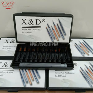 Set cọ vẽ móng Nail X&D 12 mẫu