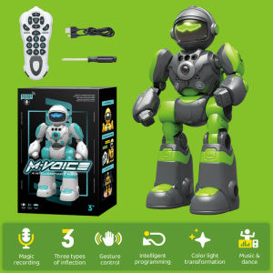 CEVENNESFE AI Intelligent Voice Robot Gesture Sensing Remote Control Programming Electric Sound and Light Dancing Robot
