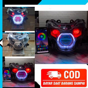 Lampu Depan Biled Mio Gear Rjb D2 Laser Paket Lengkap
