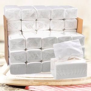 Native Wood Pulp Facial Tissue Interfolded Paper Tissue 3Ply