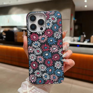 INS Flowers Leaf Daisy PU Leather Case for Redmi Note 10 Pro Max Redmi Note 10S 11S 12S 11 12 Pro Light Thin Retro Simple Shockproof Cover