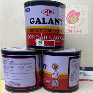 Sơn dầu galant màu Đỏ RED 375ml 800ml