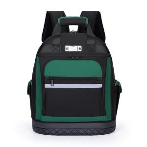 Electrician Tool Backpack Oxford Fabric Multiple Pocket Compartments Waterproof Base For Professional Electrician