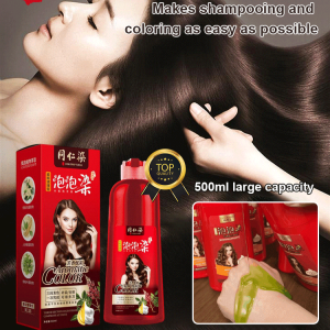 Plant Extract Bubble Dye Large Capacity Hair Dye Big Red Bottle Plant extract hair dye
