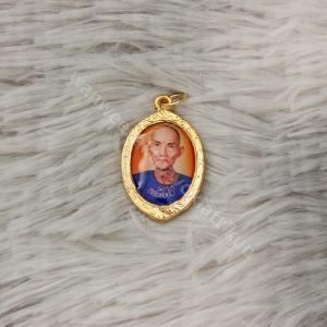 ล็อกเก็ตแปะโรงสีกรอบแกะลายจิ็ว ประจำวันเกิด ทรงไข่ แปะโรงสี โง้วกิมโคย เสริมการงาน การเงิน หน้าที่การงาน แก้ปีชง