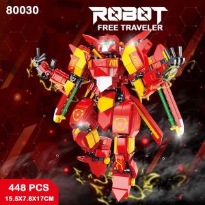 (BISA COD) Mainan Anak Robot Building Block Mecha 4 Varian