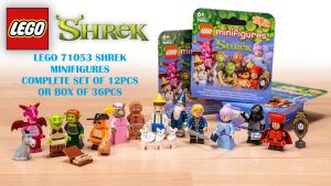 [BrickStory] LEGO Collectable Minifigures Shrek Series (71053)(Box of 36 or Set of 12 pcs)