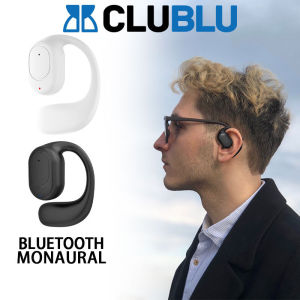 -CLUBLU- Tai Nghe Bluetooth 1 Bên Tai TWS Có Mic Đàm Thoại Kẹp Tai Dẫn Xương Văn Phòng Siêu Bền
