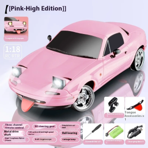 JDD[Fast Delivery][Original Available]1/18 LD1804 MX-5 AE86 RX-7 FC Model LD1801 LD1802 RC Car 2.4GRemote Control 4WD 15Km/H ESP Gyroscope LED Light RC Drift Car
