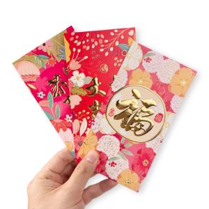 Pinky Bee Angpau Hongbao Bunga Gold Imlek Ulang Tahun 71012900
