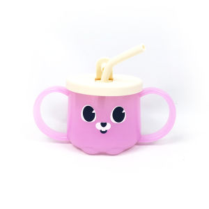 Thermochromic Training Mug | Training Cup And Straw Bayi | Silicone Baby Cup | Gelas Belajar Minum Bayi