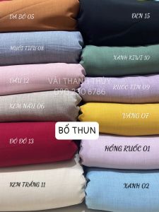 VẢI BỐ THUN - DÒNG VẢI CAO CẤP - 1 MÉT X 1M5