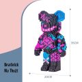 lắp ráp xếp hình Bearbrick Jinx 36 - 55cm tặng kèm búa có hộp cao cấp - Mô hình lắp ráp Gấu Bearbrick 55cm nhiều mẫu MPin, Xinz. 
