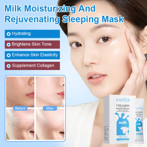 【SADOER】Milk Sleeping Mask Ceramide Mask Rejuvenating Moisturizing Mask 牛奶睡眠面膜