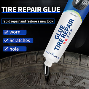 Ultimate Car Tire Repairing Glue Fixes Tire Sidewall Scratches Cracks & Punctures - High Temp Resistance Waterproof - For Cars E-Bikes & Bikes Tires